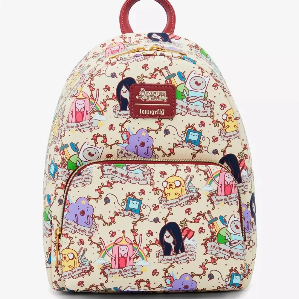 Loungefly‎ Adventure Time Banner Mini Backpack Hot Topic